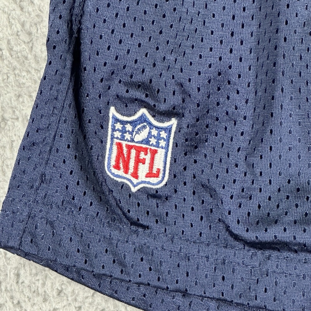 Vintage Reebok Mens XL Distressed Dallas Cowboys Football Mesh Shorts Blue - Picture 3 of 13